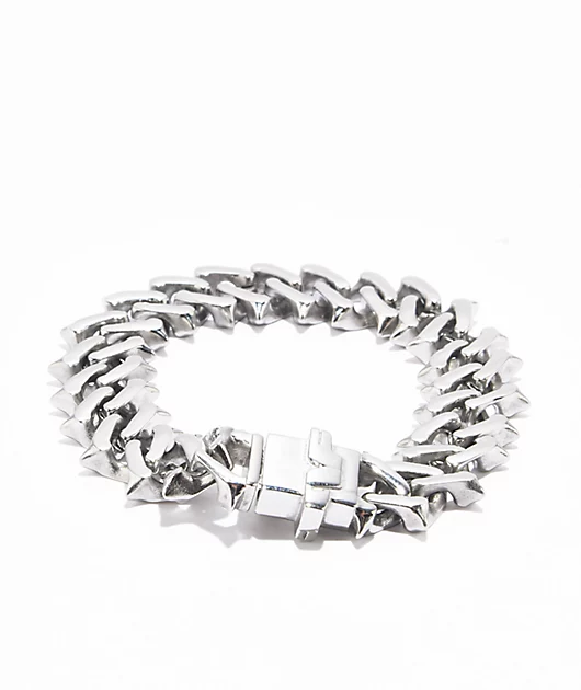 94062-personal-fears-raptor-link-7-silver-bracelet-1.webp Personal Fears Raptor Link 7\" Silver Bracelet