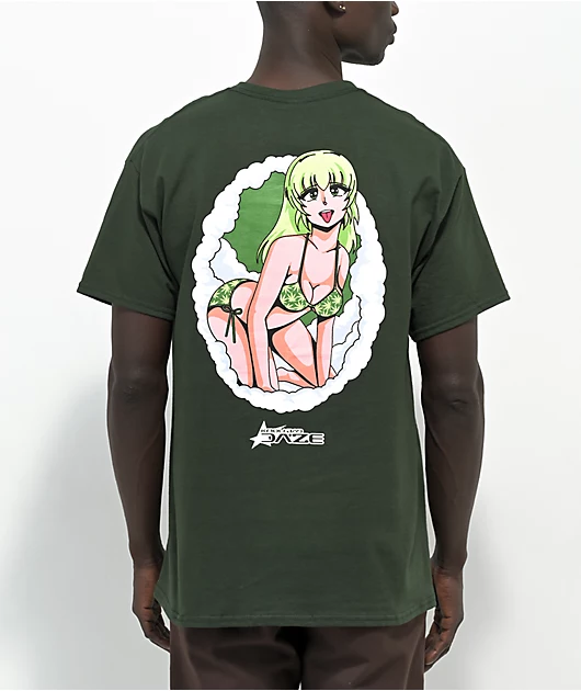 Know Bad Daze XTC Dark Green T-Shirt