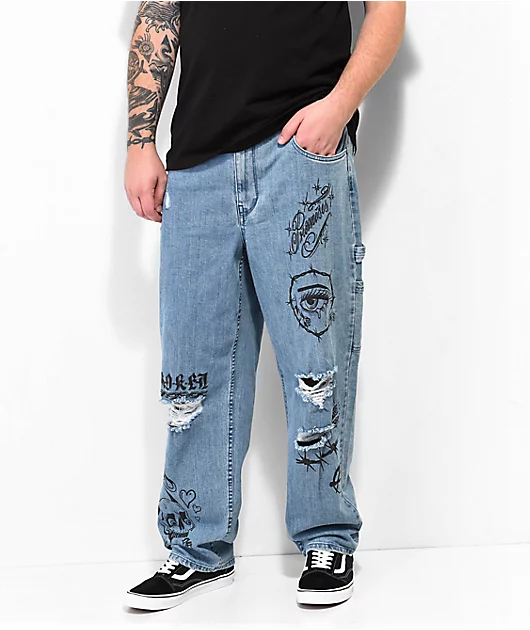 948-broken-promises-jody-light-blue-carpenter-jeans-11.webp Broken Promises Jody Light Blue Carpenter Jeans