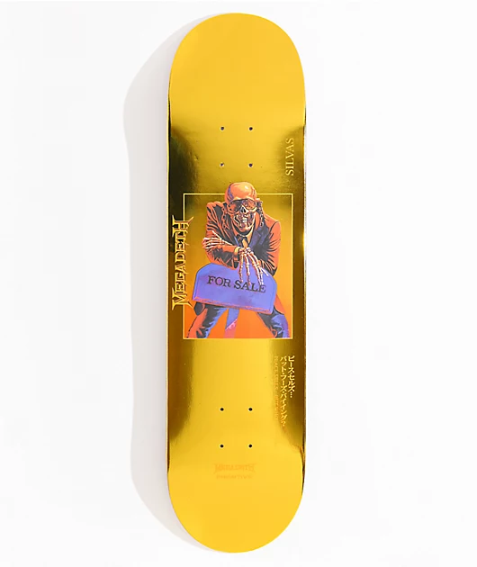 Primitive x Megadeth Silvas Peace Sells 8.125\" Skateboard Deck