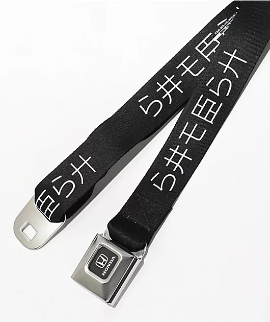 Buckle Down x Honda Sheesh Black Seatbelt Belt