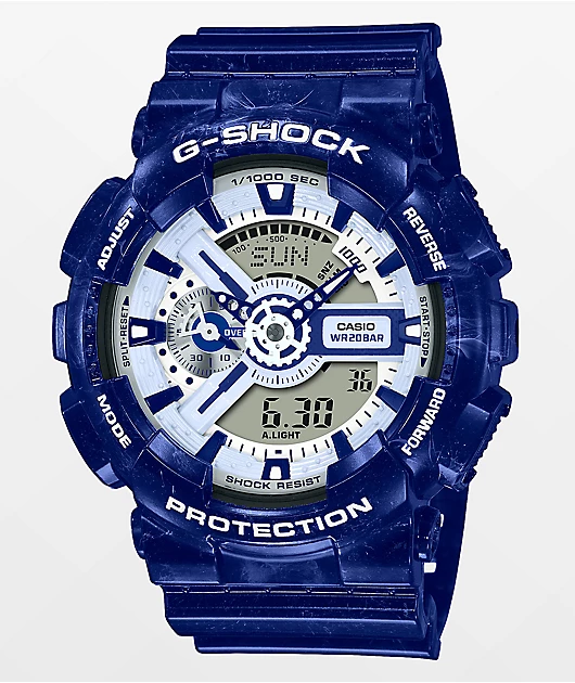 G-Shock GA110BWP-2A Blue & White Watch