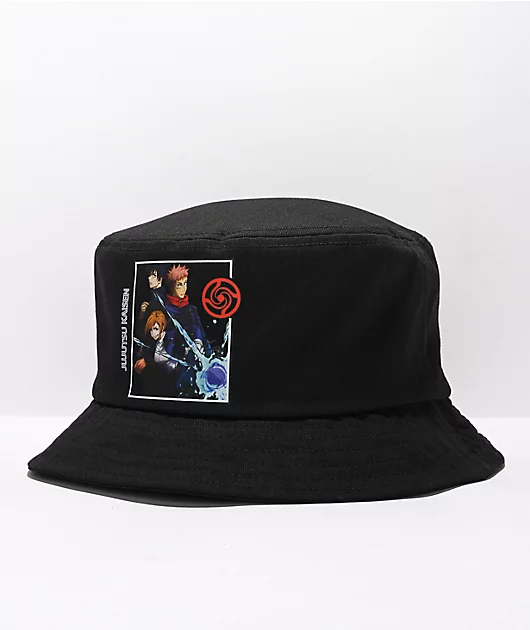 95193-episode-x-jujutsu-kaisen-first-years-black-bucket-hat-1.webp Episode x Jujutsu Kaisen First Years Black Bucket Hat