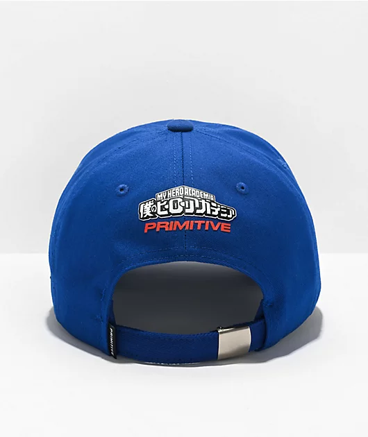 95204-primitive-x-my-hero-academia-all-might-blue-strapback-hat-2.webp Primitive x My Hero Academia All Might Blue Strapback Hat