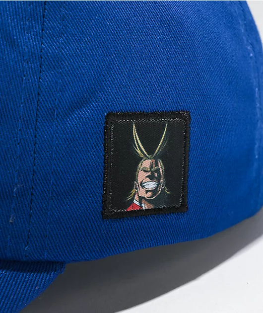 95204-primitive-x-my-hero-academia-all-might-blue-strapback-hat-4.webp Primitive x My Hero Academia All Might Blue Strapback Hat