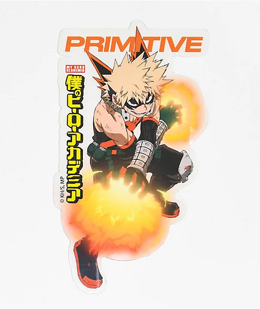 Primitive x My Hero Academia Katsuki Bakugo Sticker