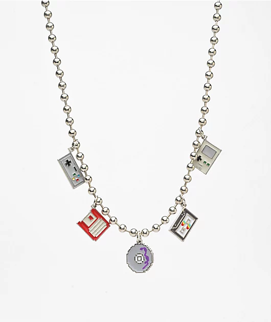 95237-stone-locket-throwback-silver-choker-necklace-1.webp Stone + Locket Throwback Silver Choker Necklace