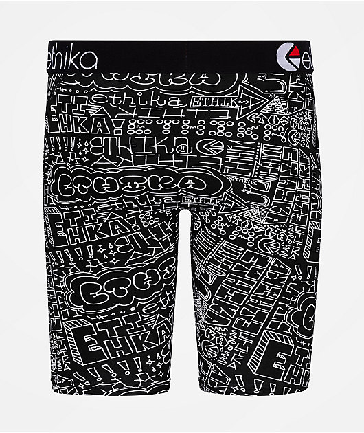 Ethika Kids Black Book Boxer Briefs