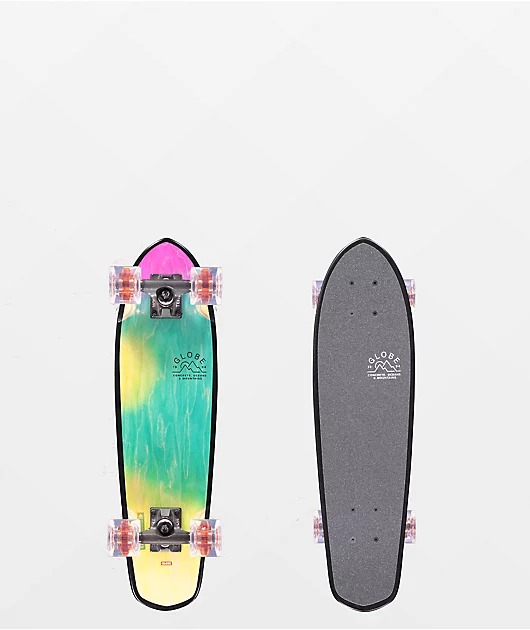 Globe Blazer 26\" Washed Blue Cruiser Skateboard Complete