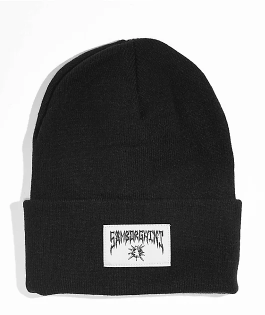 Samborghini Metal Globe Black Beanie
