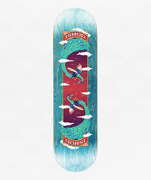95897-real-ishod-feathers-8.5-skateboard-deck-1.webp Real Ishod Feathers 8.5\" Skateboard Deck