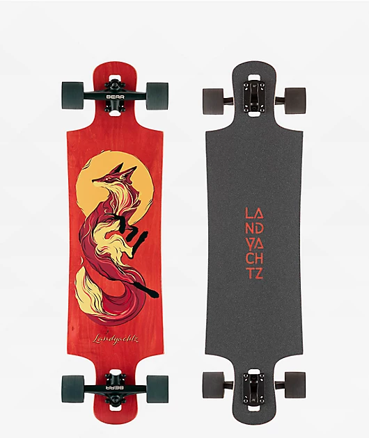 Landyachtz Drop Hammer Sun Fox 36.5\" Longboard Complete