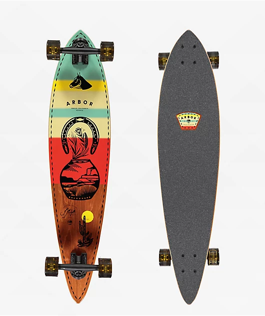 Arbor Mudgett Fish 37\" Longboard Skateboard Complete