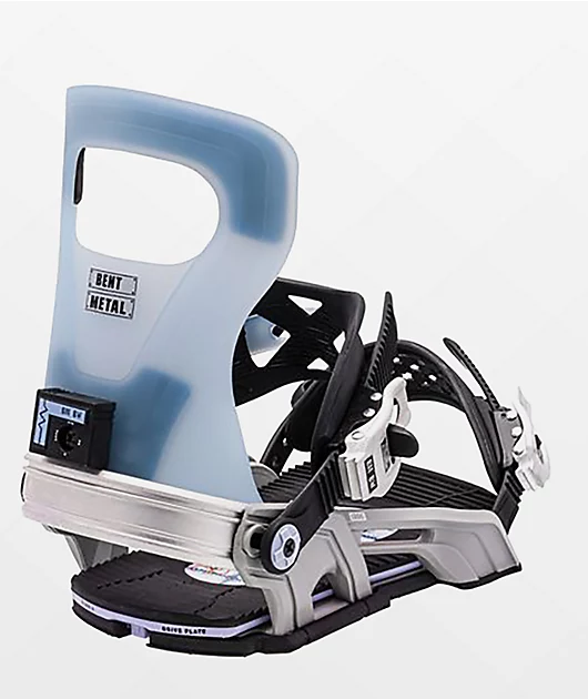Bent Metal Logic Grey Snowboard Bindings 2024