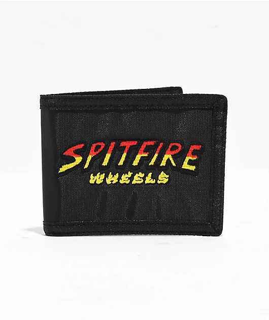Spitfire Hell Hounds Script Black Bifold Wallet
