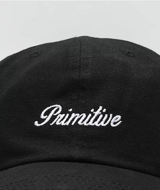 96961-primitive-noble-black-strapback-hat-3.webp Primitive Noble Black Strapback Hat