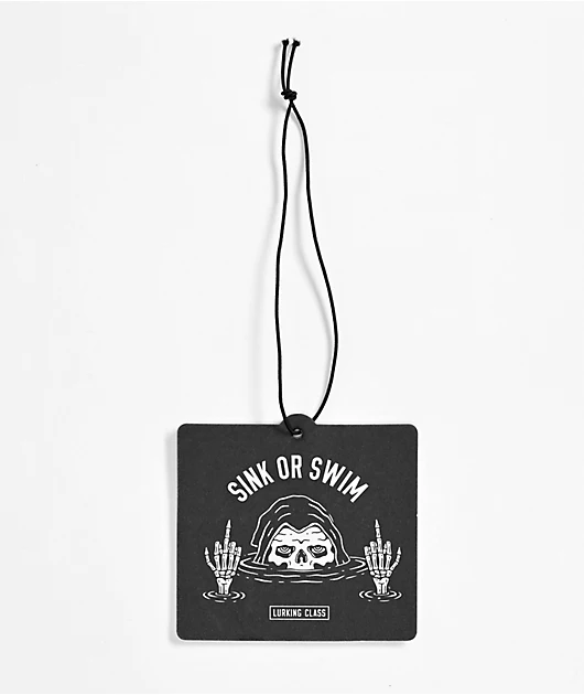 Lurking Class by Sketchy Tank Sink Or Swim Black Air Freshener