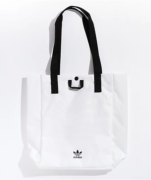 97368-adidas-originals-simple-white-orange-tote-bag-2.webp adidas Originals Simple White & Orange Tote Bag