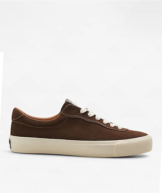 Last Resort AB VM001-Lo Bison Brown & White Skate Shoes