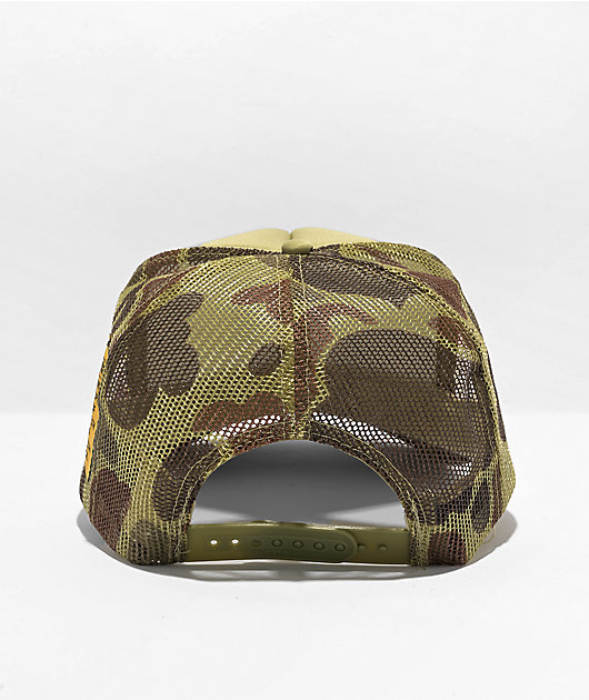 97411-petals-by-petals-and-peacocks-kiss-the-frog-camo-trucker-hat-2.jpg Petals by Petals and Peacocks Kiss The Frog Camo Trucker Hat