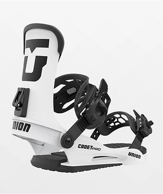 Union Kids Cadet Pro White Snowboard Bindings 2024