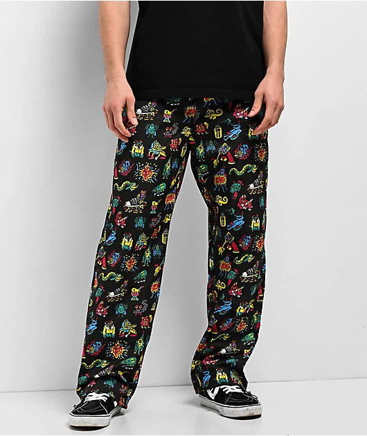 Killer Acid Pest Control Black Track Pants