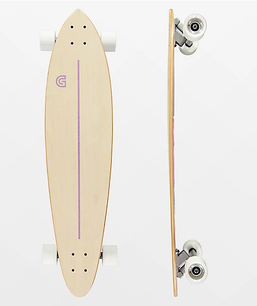 Gold Coast Prickly Heart 37.75\" Pintail Longboard Complete