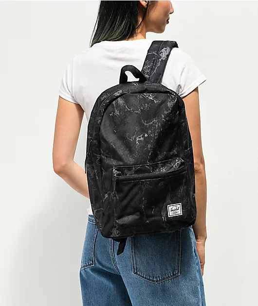 98361-herschel-supply-co.-settlement-mid-black-marble-backpack-2.webp Herschel Supply Co. Settlement Mid Black Marble Backpack