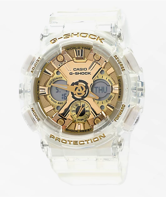G-Shock GMA-S120SG-7ACR Transparent & Gold Watch