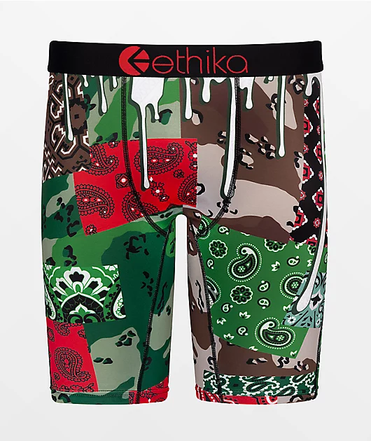 Ethika Kids Paisley Camo Boxer Briefs