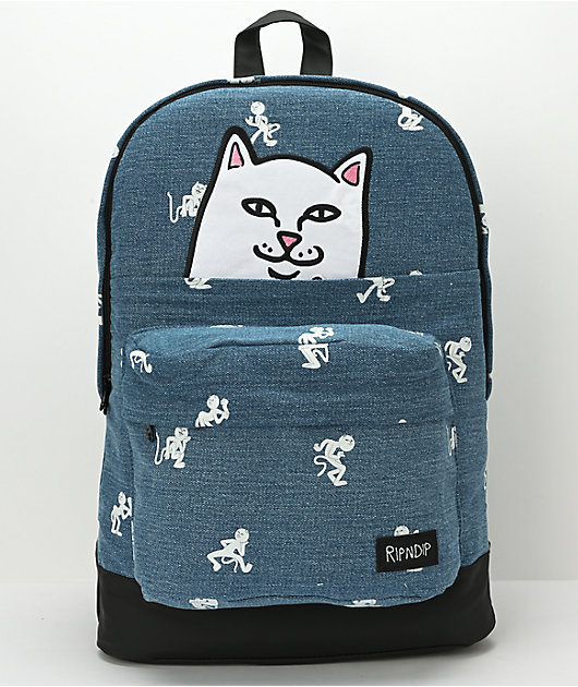 99153-ripndip-dance-party-denim-backpack-1.jpg RIPNDIP Dance Party Denim Backpack