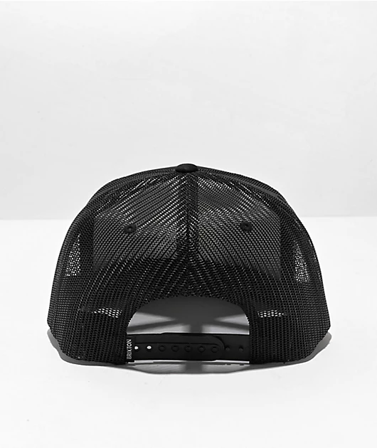99345-brixton-x-willie-nelson-road-again-black-trucker-hat-2.webp Brixton x Willie Nelson Road Again Black Trucker Hat