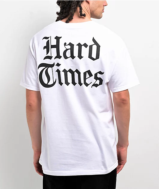 99393-freshjive-hard-times-white-t-shirt-1.webp Freshjive Hard Times White T-Shirt