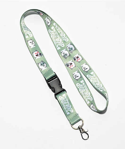 99515-ripndip-shroom-diet-green-lanyard-1.webp RIPNDIP Shroom Diet Green Lanyard