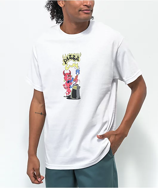 99561-pizza-devil-white-t-shirt-1.webp Pizza Devil White T-Shirt