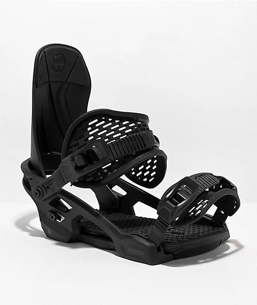 Arbor Spruce Black Snowboard Bindings 2023